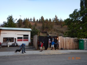 Me in Blue at the Black Fence